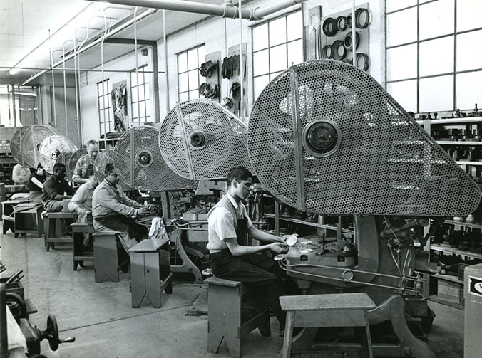 Perko Punch Press Dept. circa 1940